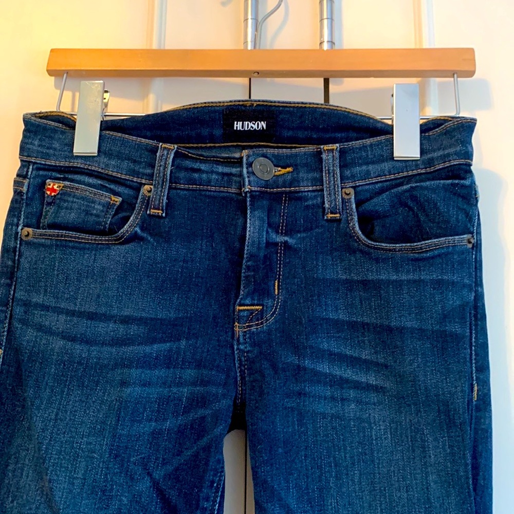 Hudson Krista Super Skinny Crop Jeans, Size 25